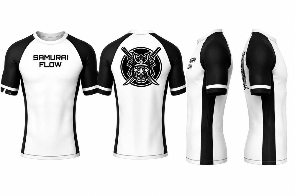Rashguard jiu jitsu Samurai Flow