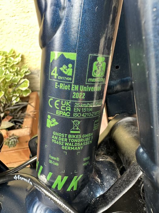Rower elektryczny Ghost L  przebieg  950 ew.zamiana na rower rozm.M