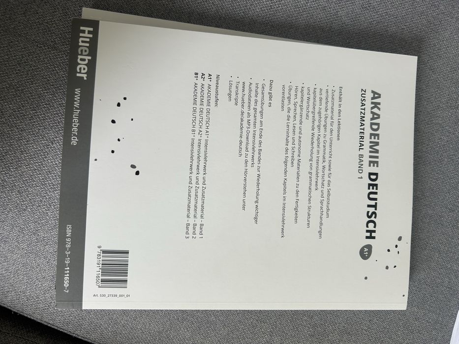 akademie deutsch hueber A1+ zusatzmaterial band 1