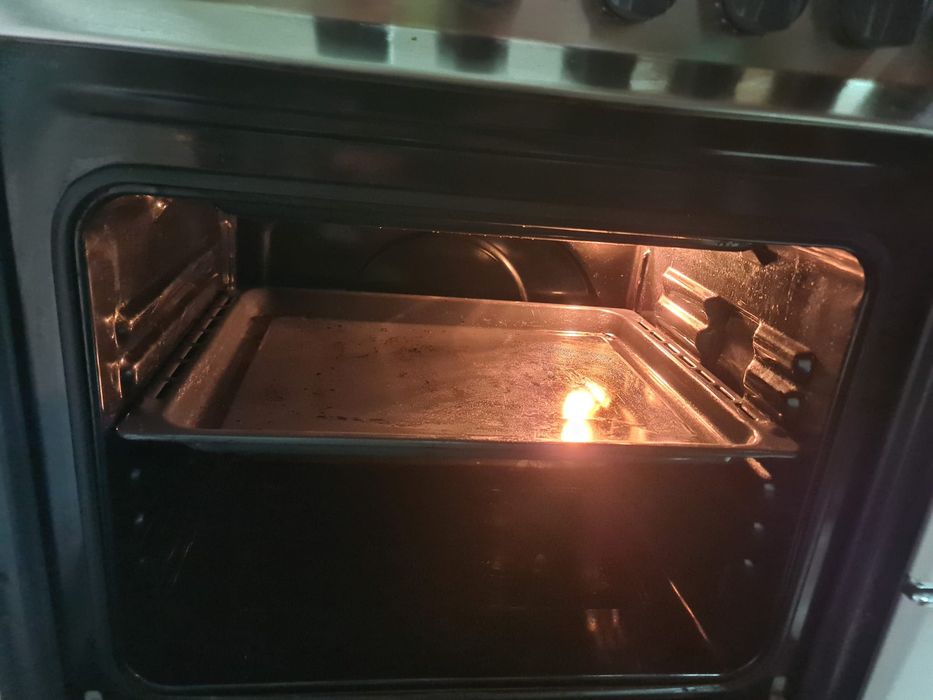 Fogão, placa e exaustor