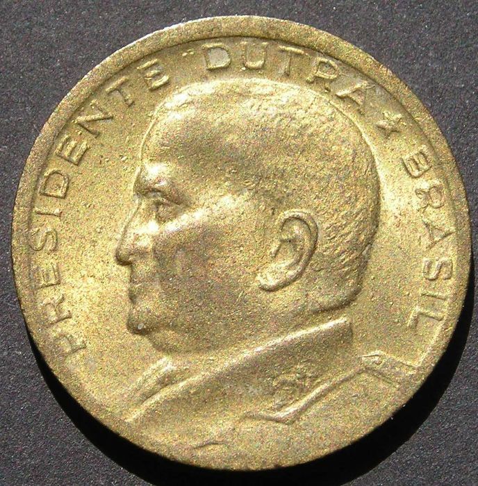 Brazylia 50 centavos 1955 - prezydent DUTRA