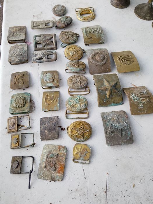 Пряжки бляхи СССР латунь