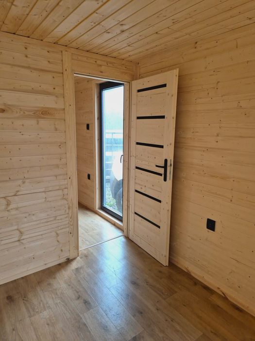 Domek drewniany całoroczny mobilny 41.5m2