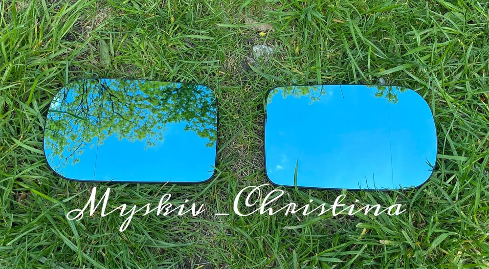 Вкладиш зеркало bmw e38 E39 дзеркало голубе голубое е39 Е39 бмв