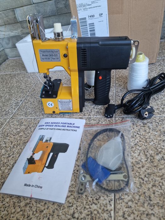 máquina de costura  para sacos portátil.  NOVA no