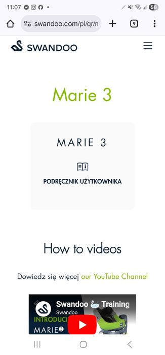 Fotelik samochodowy obrotowy Swandoo Marie 3