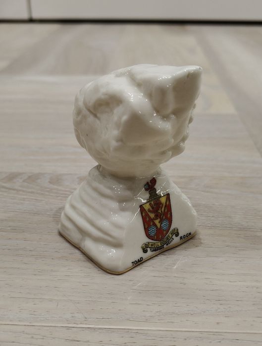 WW1. Rzadka zabytkowa figurka Toad Rock