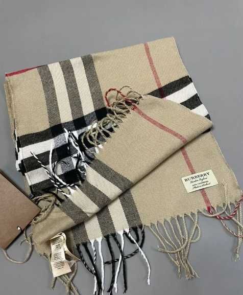 Палантин Burberry в подарочной упаковке Шарф Барберри БЕЖЕВЫЙ