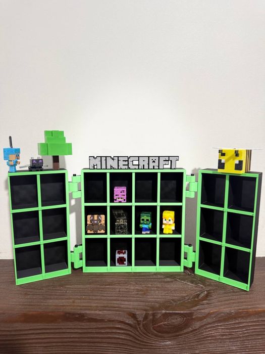 ‼️В НАЯВНОСТІ‼️ Поличка для фігурок майнкрафт, Підставка minecraft