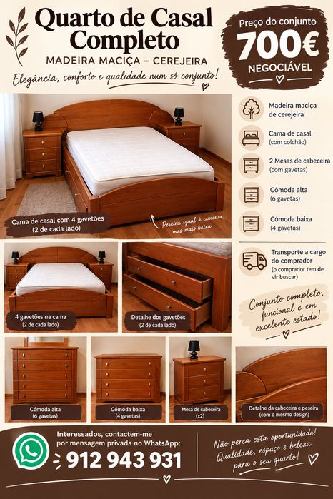 Quarto de casal completo