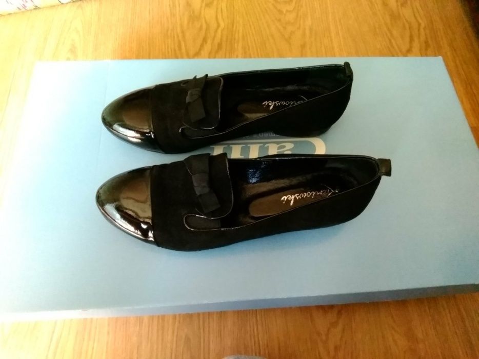 Туфли замшевые