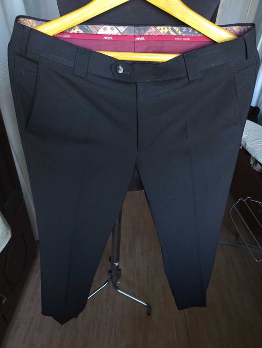 Джинсы брюки Meyer wool mix trousers Germany w36 stretch black.