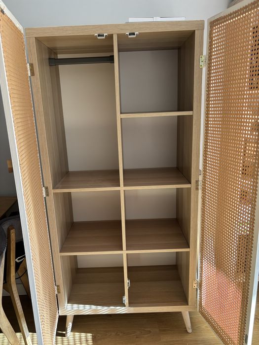 Rattanowa szafa boho