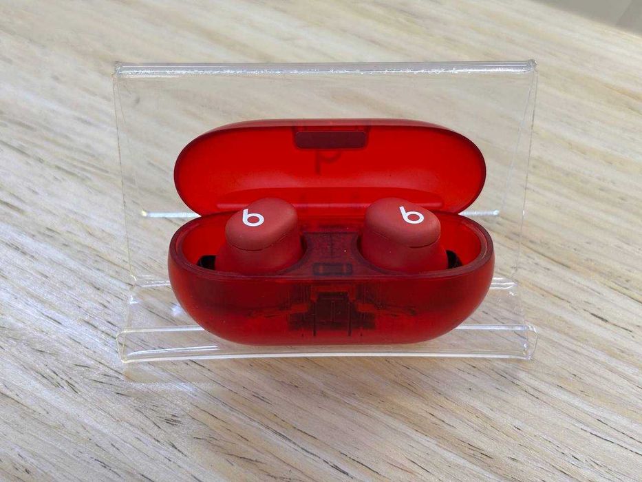 /8528/ б.в. TWS Beats by Dr. Dre Solo Buds Transparent Red (MUW03) Обмін Гарантія