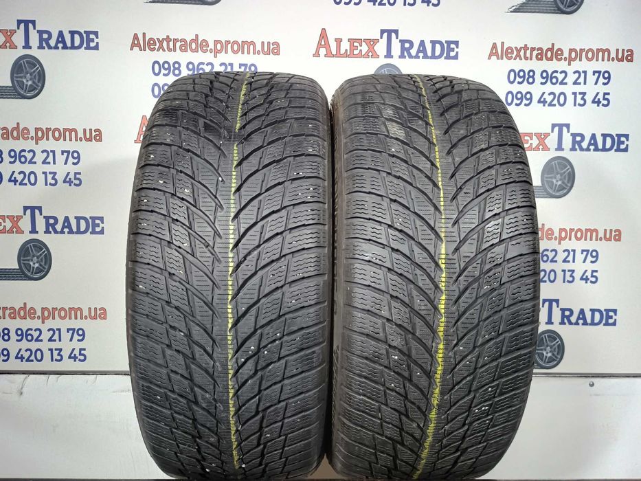 2 шт. 225/45 R17 Nokian WR Snowproof P зимові шини б/у, протектор 7 мм