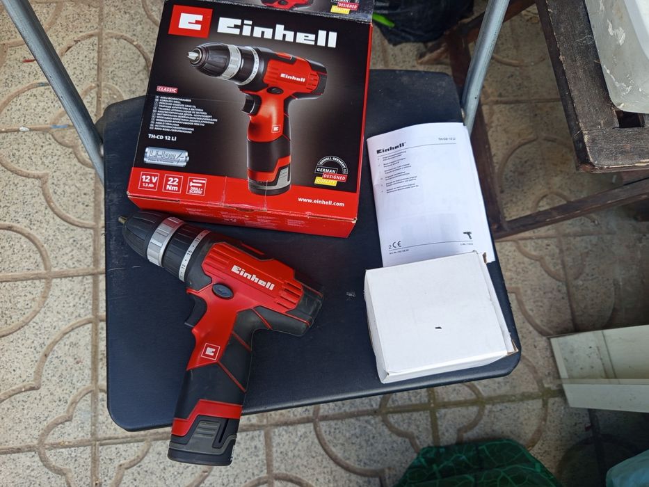 Aparafusadora usada uma vez