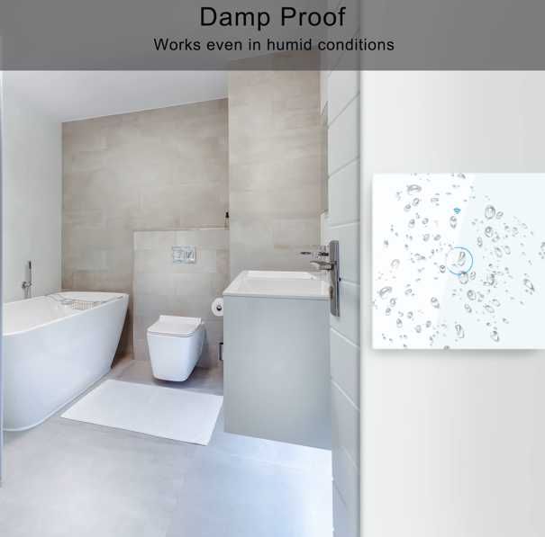 Włącznik do światła - dotykowy - WiFi - aplikacja TUYA - pojedynczy