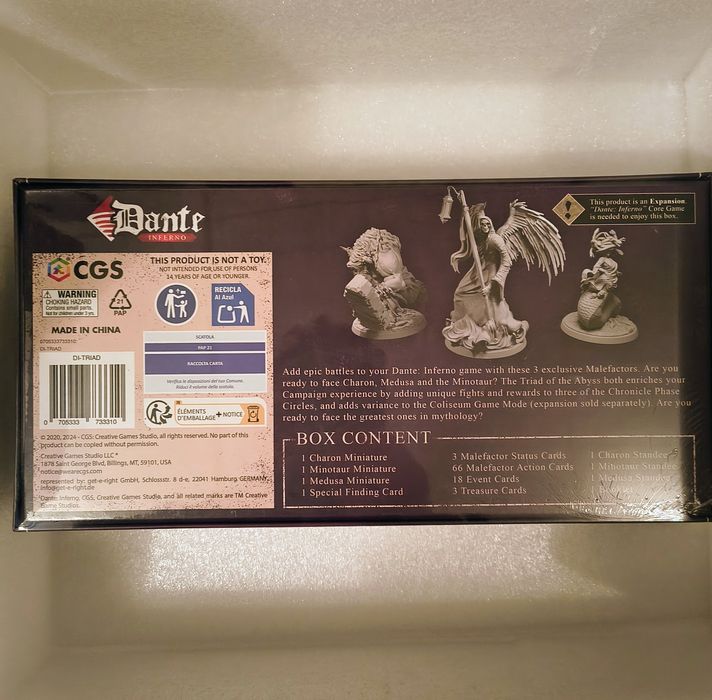 Dante: Inferno BOARD GAME ENG