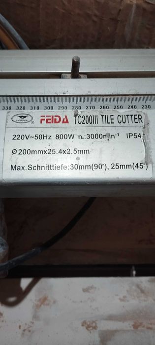 Плиткоріз Feida - TC 200 III