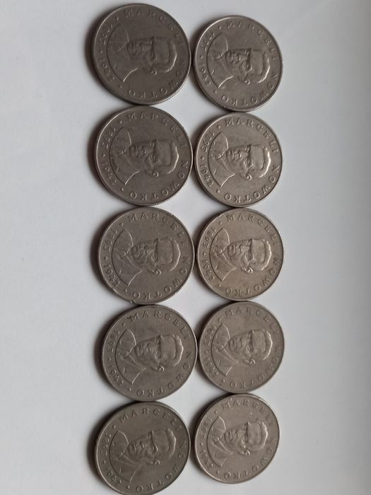 Zestaw monet 20 zl Nowotko 10 sztuk