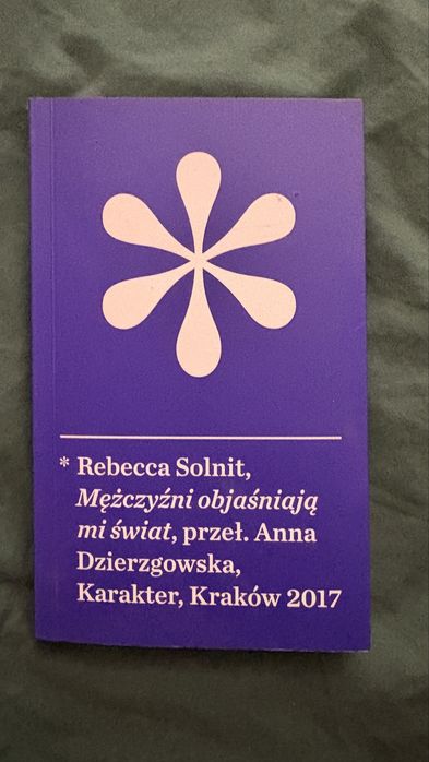Rebecca Solnit, Mężczyzni objaśniają mi świat książka