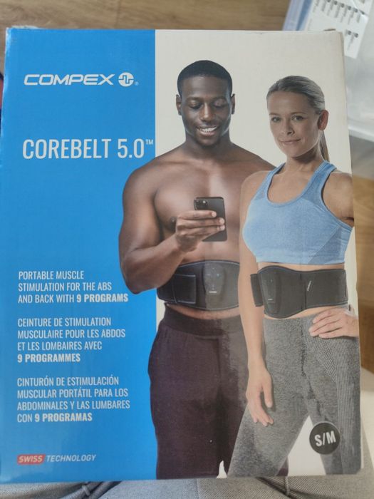 Compex corebelt pas wyszczuplające stymulujący mięśnie brzucha