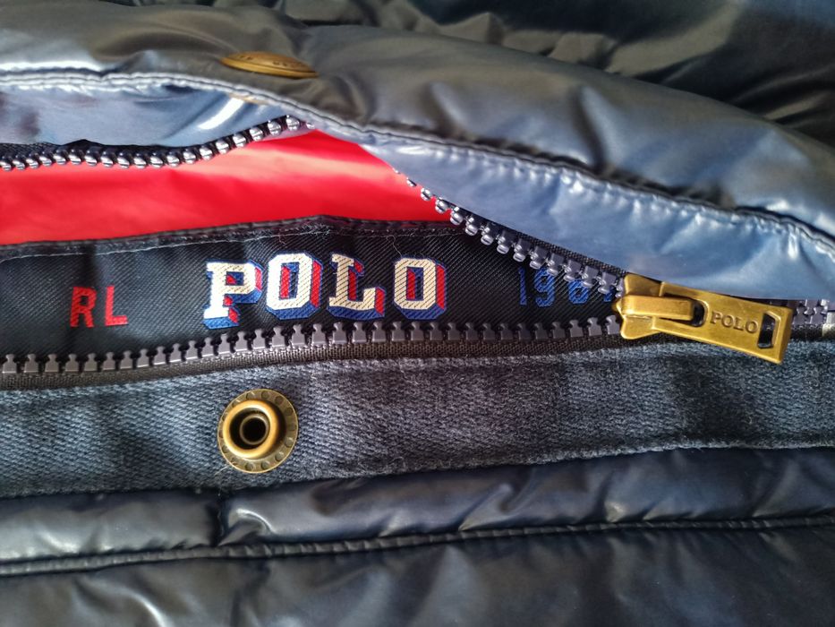 Oryginalna, jak nowa kurtka puchowa Polo Ralph Lauren Kids 140