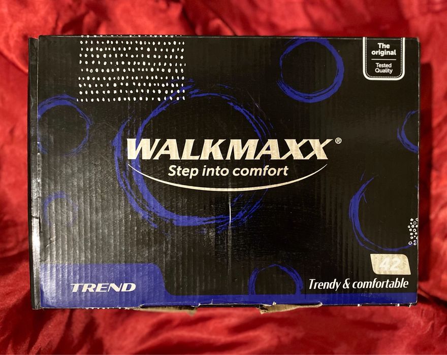 Мокасини Walkmaxx Trend червоні 42 розмір. Не ношені.