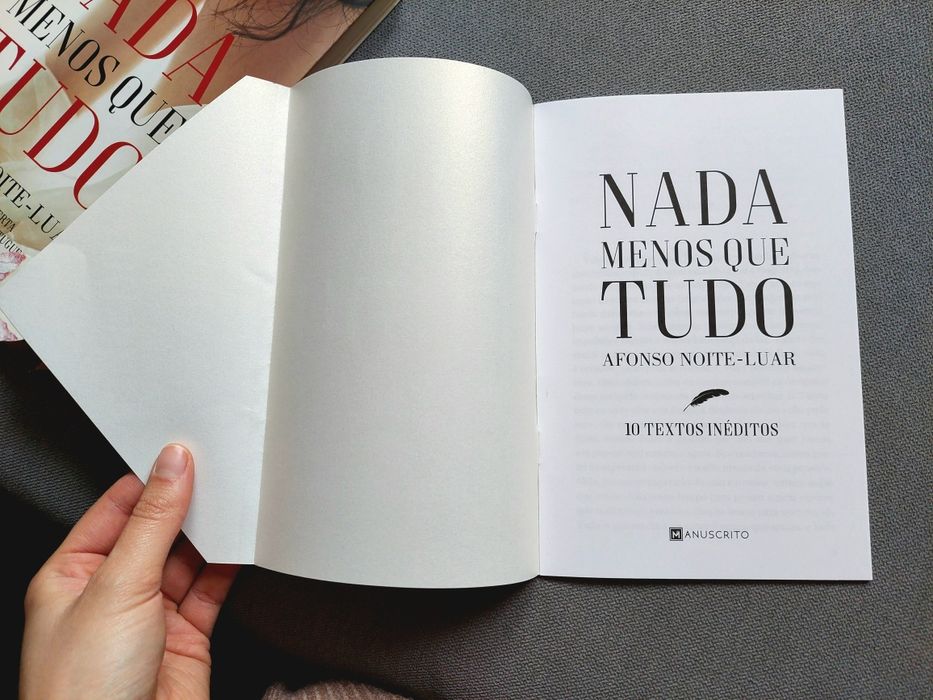 Livro "Nada menos que tudo"