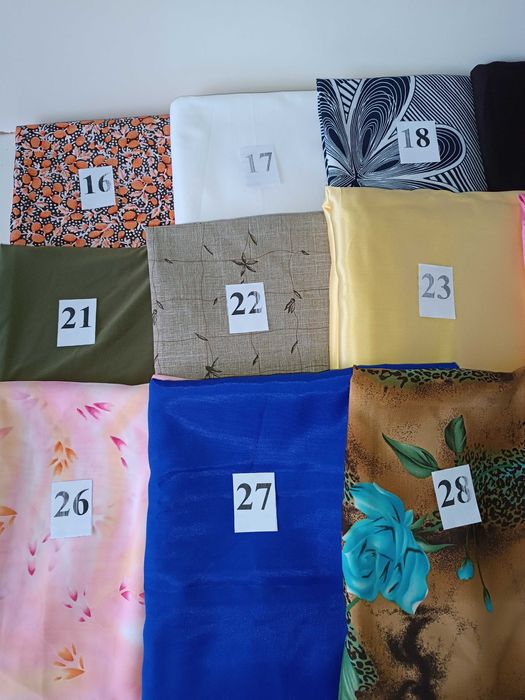 тканина відріз бавовна ситець сатин фланель вовна шовк шифон бязь СРСР