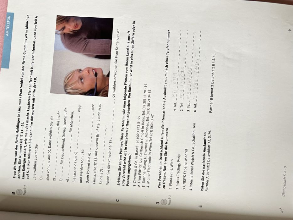 Deutsch Fur Das Berufsleben B1. Kursbuch + 2 Cd