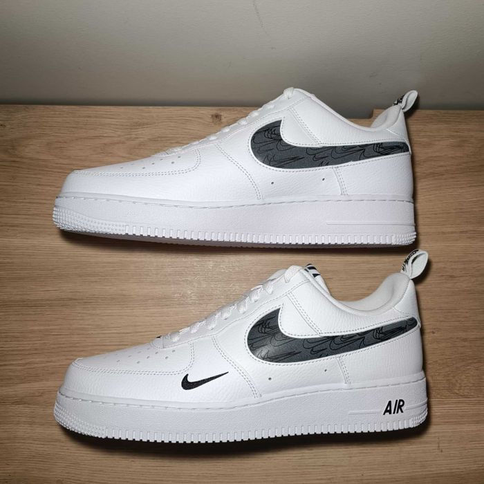 Nike Air Force 1 '07 LV8 JD r. 45 (29 cm) White/Black-White