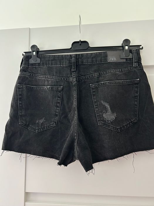 Zara nowe spodenki szorty z błyszczącymi lampasami 38
