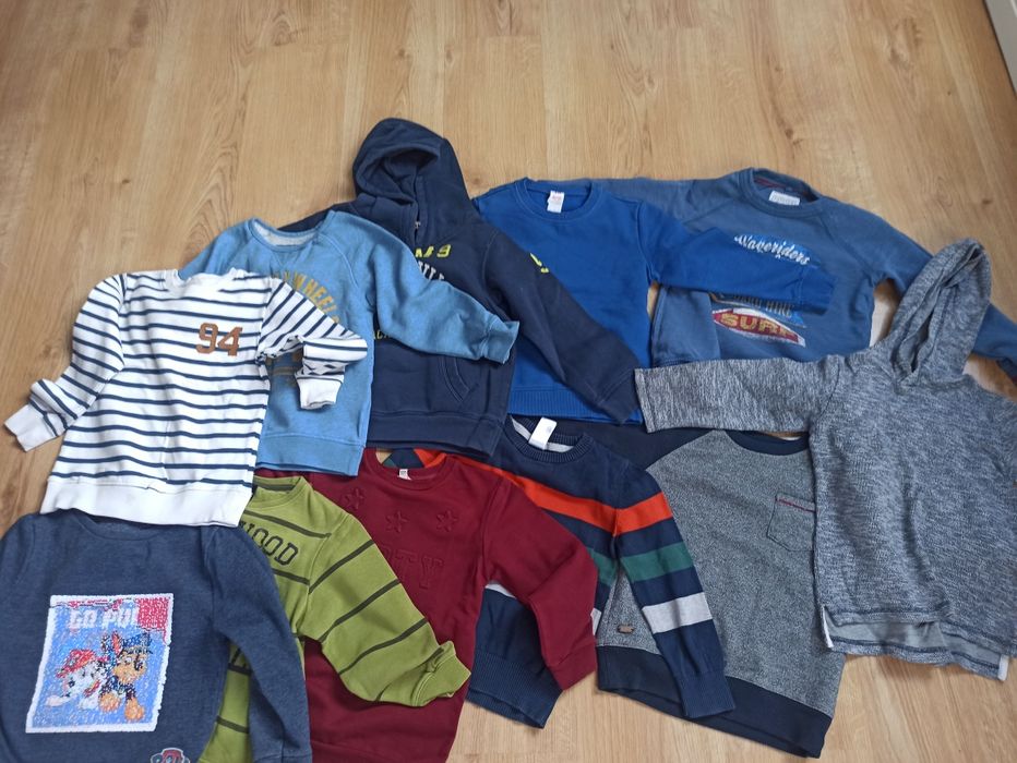 Bluzy dresowe chłopięce 110-116