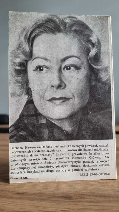 "Powszedni dzień dramatu" - Barbara Nawrocka-Dońska