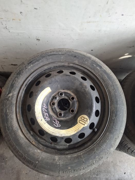 Koło zapasowe dojazdowe Alfa 159 rozmiar 15 cali cienkie
