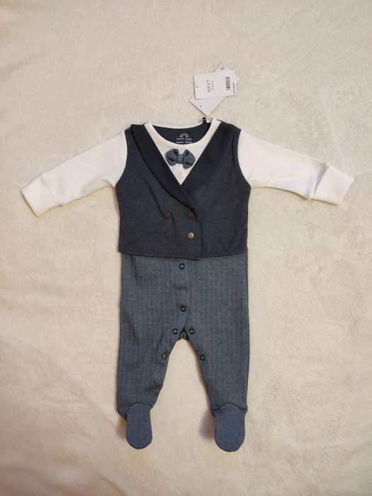 Святковий костюм, чоловічок Next 0-3 міс, комбез для хлопчика