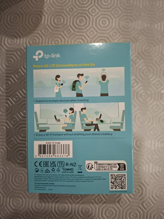 Router Mobile Sem Fios TP-LINK M7010
TP-LINK M7010 / Mobile Router. Ba