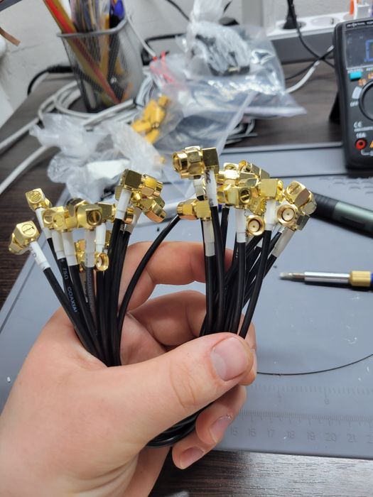 Виготовлення кабелів та перехідників (SMA, RP-SMA, N-type, XT30, XT60,