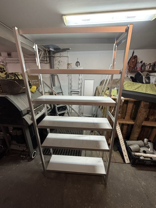 Regał do chłodni ze stali nierdzewnej Hupfer 90 cm 180 cm