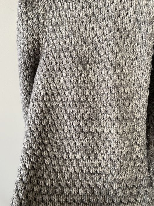 Sweter szary S/M elegancki stan dobry