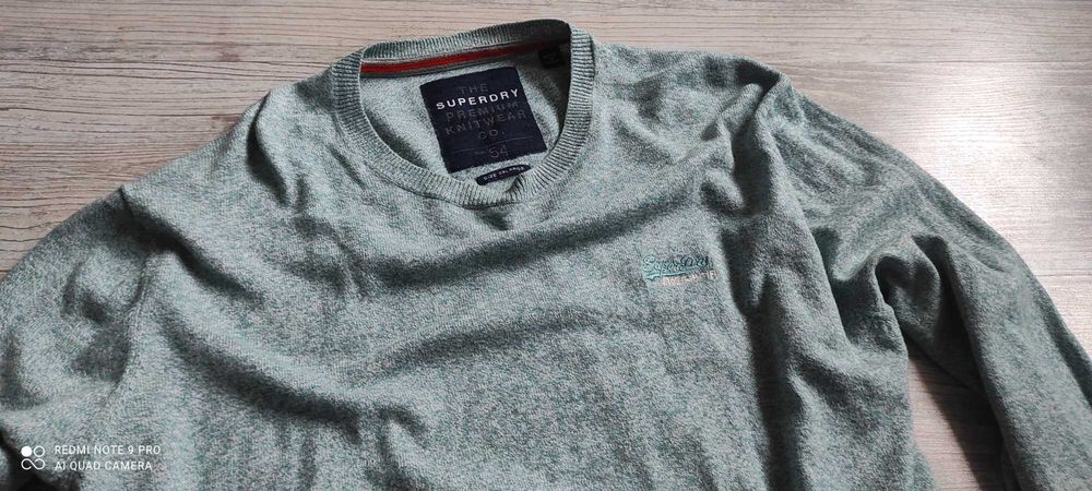 SUPERDRY Sweter Kaszmir Logowany Premium 54