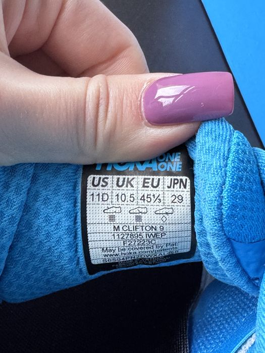 Кросівки чоловічі Hoka Clifton 9 45p