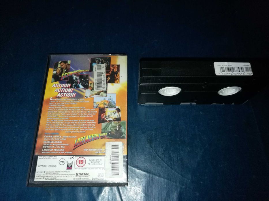 LAST ACTION HERO (Schwarzenegger) VHS