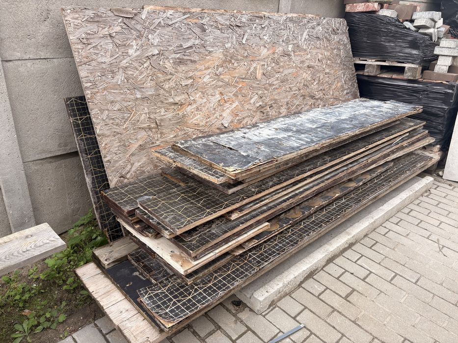 Oddam plyty szalunkowe
