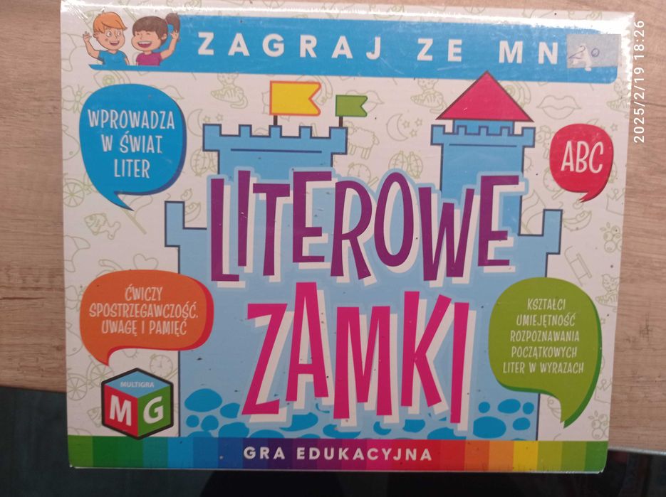 zestaw 3 gier edukacyjnych dla dzieci