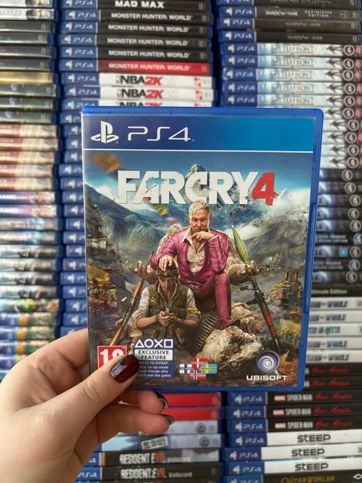 Гра Far Cry 4 на ps4, диск з грою на пс 4, ліцензія