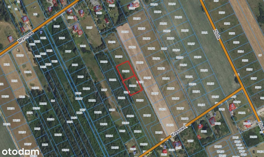 Działka budowlana 1425 m² w malowniczej wsi