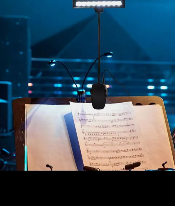 Luz para estante de partitura