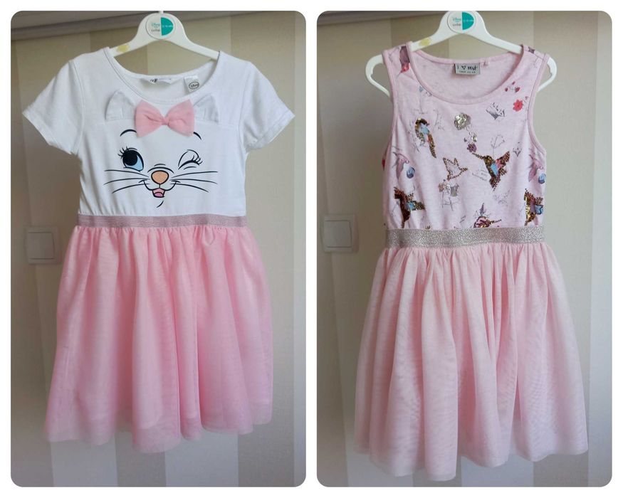 Святкова сукня H&M котик Марі Disney / Next з пташками 5-6 років